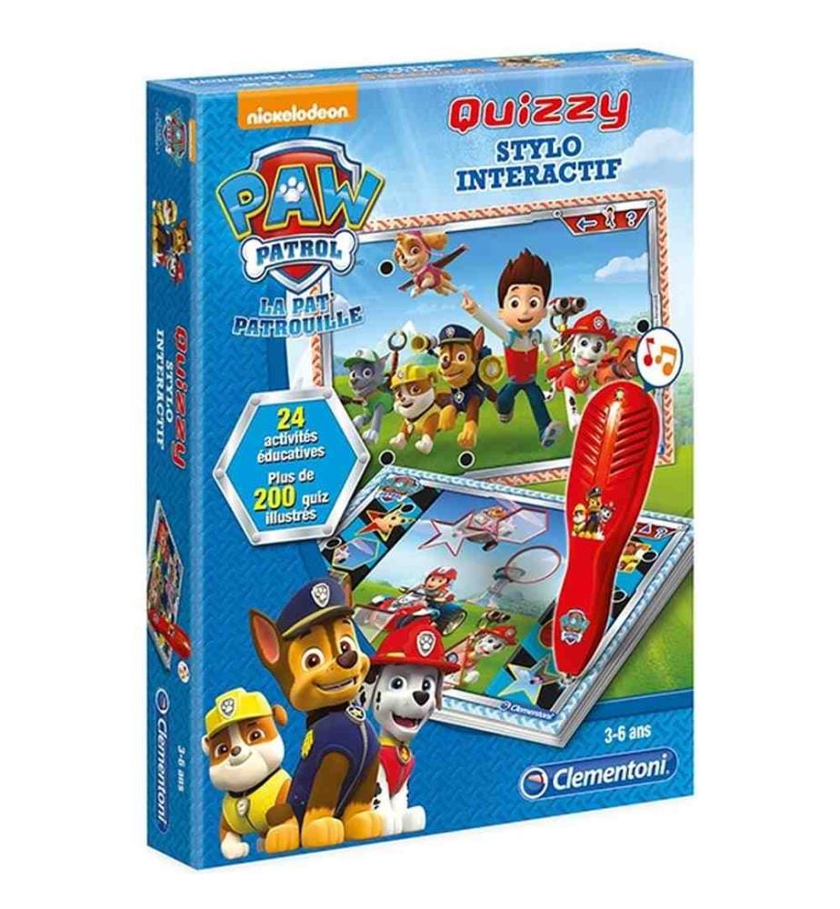 CLEMENTONI - Quizzy Stylo Interactif Paw Patrol, français