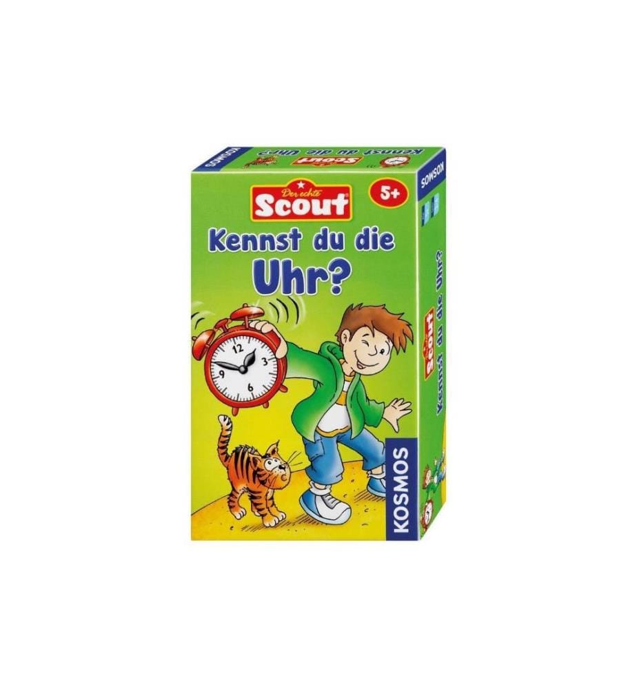 KOSMOS - Jeux d’enfant Scout – Kennst du die Uhr?