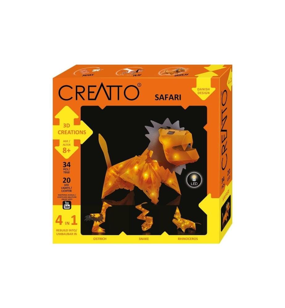 KOSMOS - Kits de bricolage CREATTO Safari 4 in 1