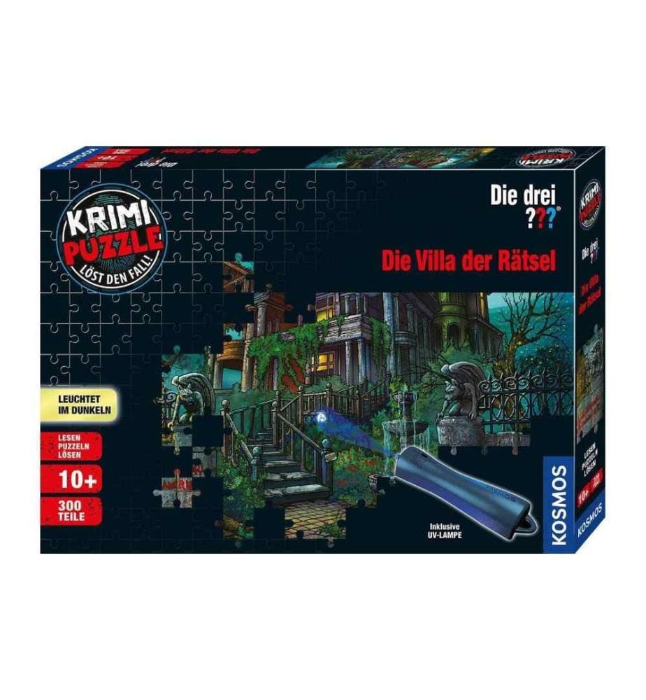 KOSMOS - Puzzle à énigme Die drei??? - Die Villa der Rätsel