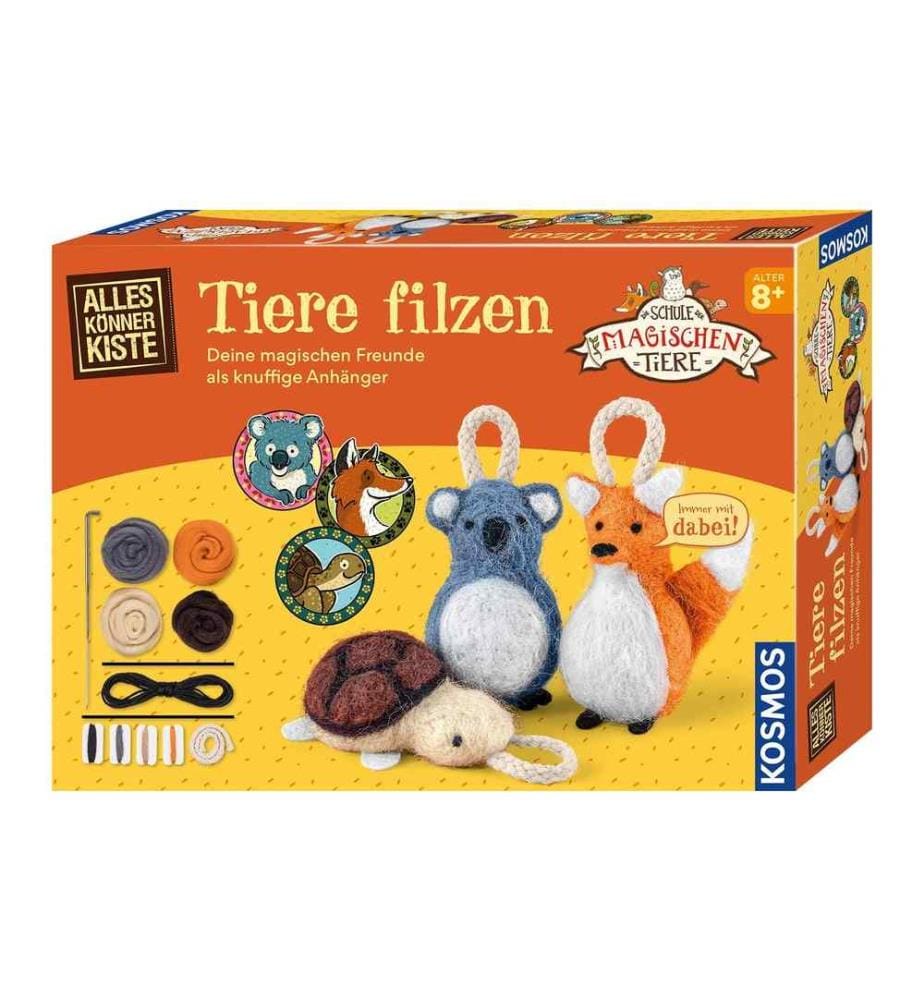KOSMOS - Boîte de bricolage Die Schule der magischen Tiere  Tiere filzen