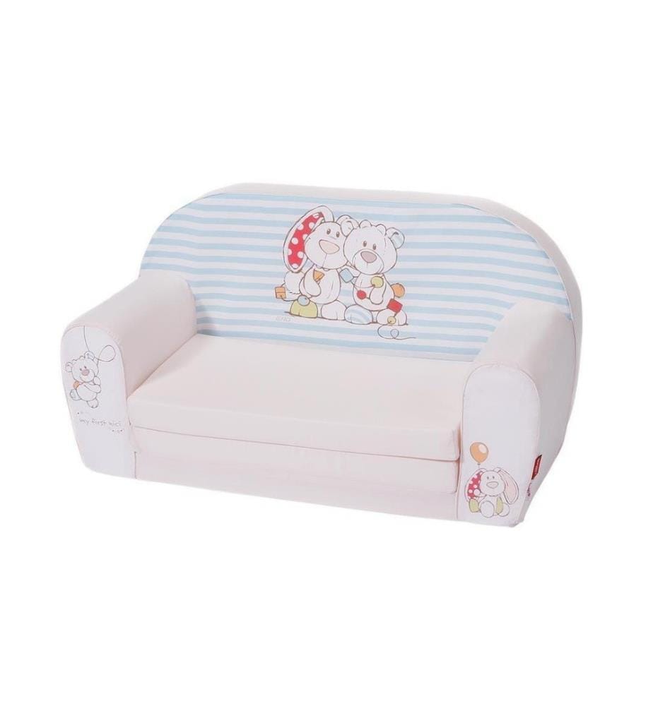 Canapé Enfant Pliable Knorrtoys - Housse Coton Doux Et Coloré - Pour Détente Et Jeux - 30kg Max