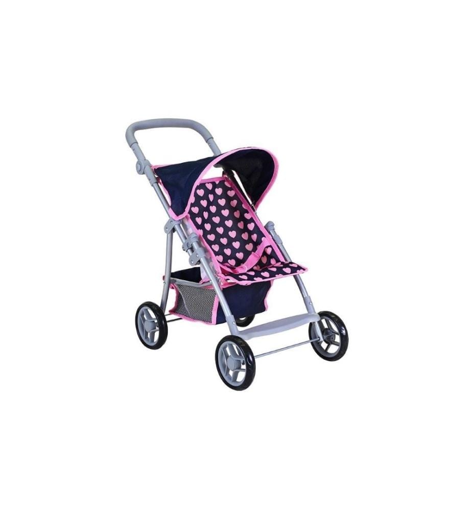 Knorrtoys Poussette pour poupée Liba  Pink Hearts