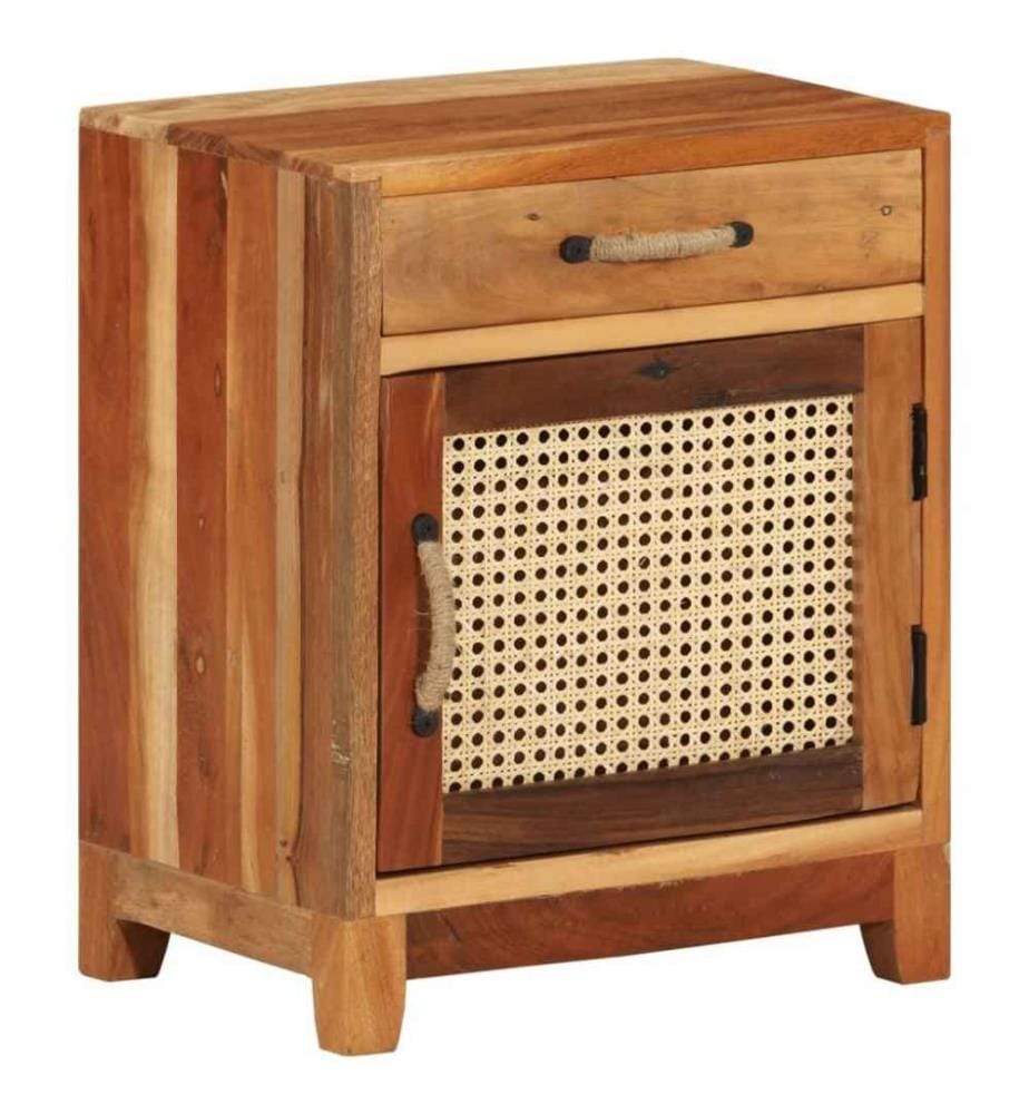 Table de chevet 40x30x50 cm Bois de récupération massif