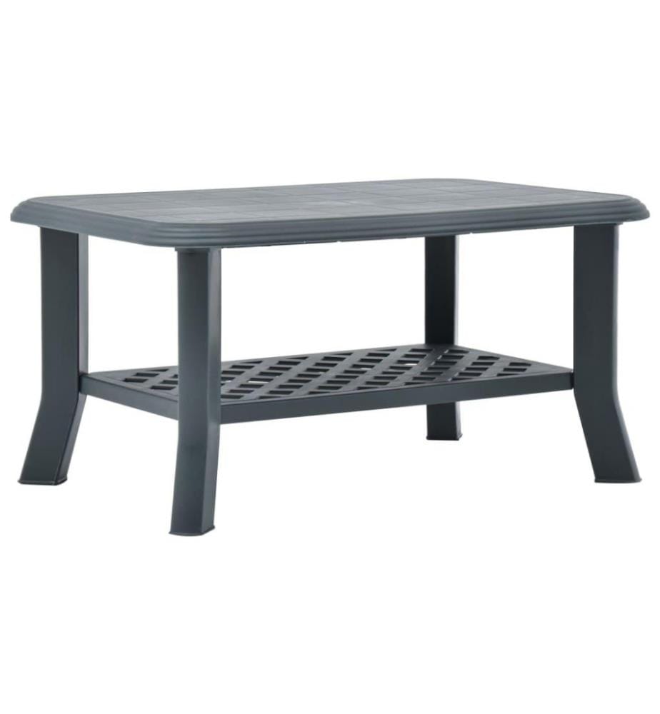 Table basse Vert 90 x 60 x 46 cm Plastique