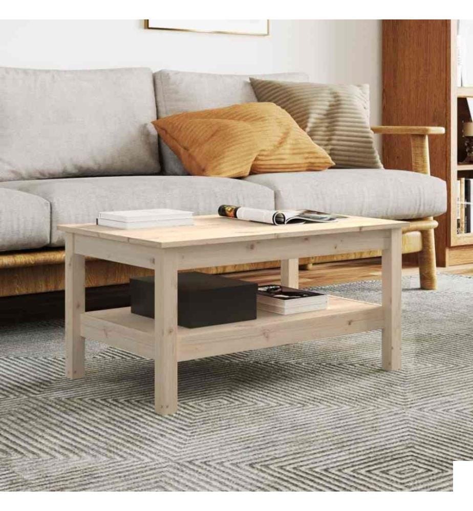 Table basse 80x50x40 cm Bois massif de pin