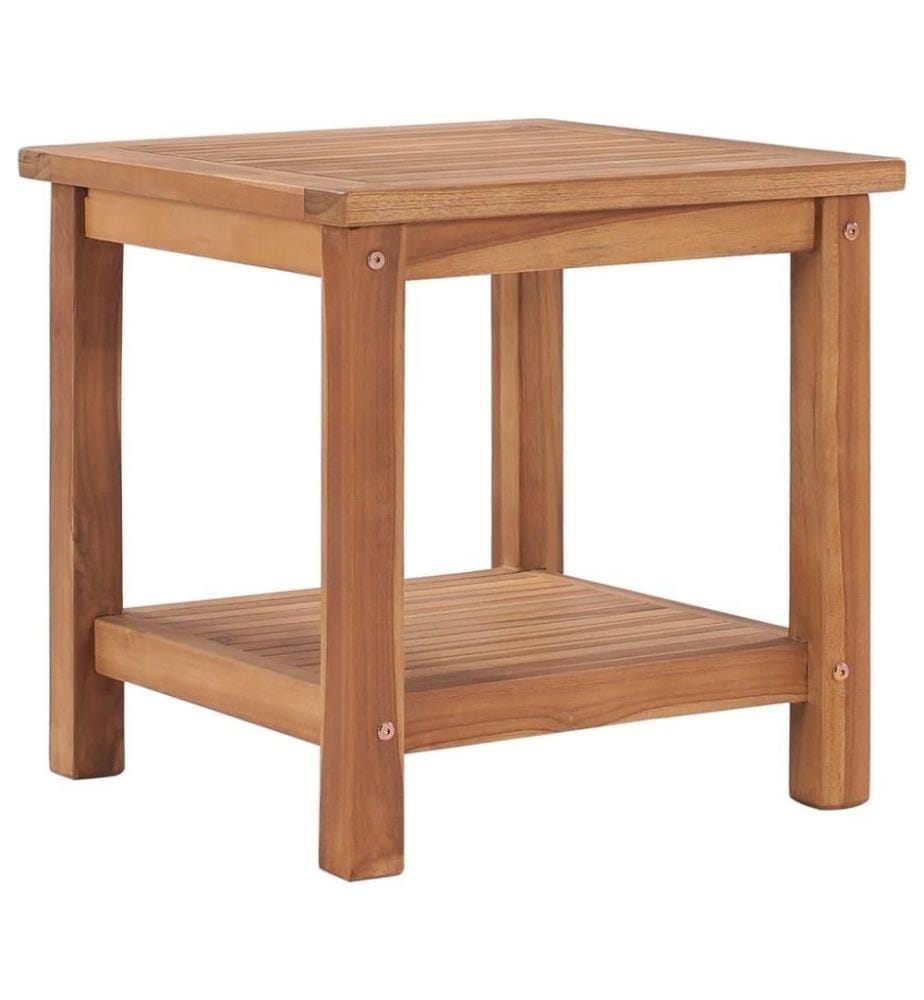 Table basse 45x45x45 cm Bois de teck solide