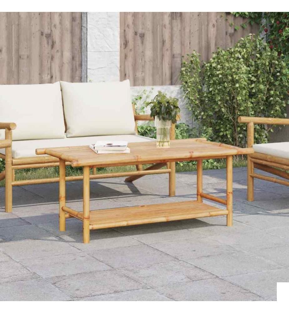 Table basse 110x55x45 cm bambou