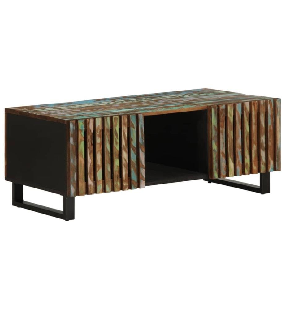 Table basse 100x55x40 cm bois massif d'acacia