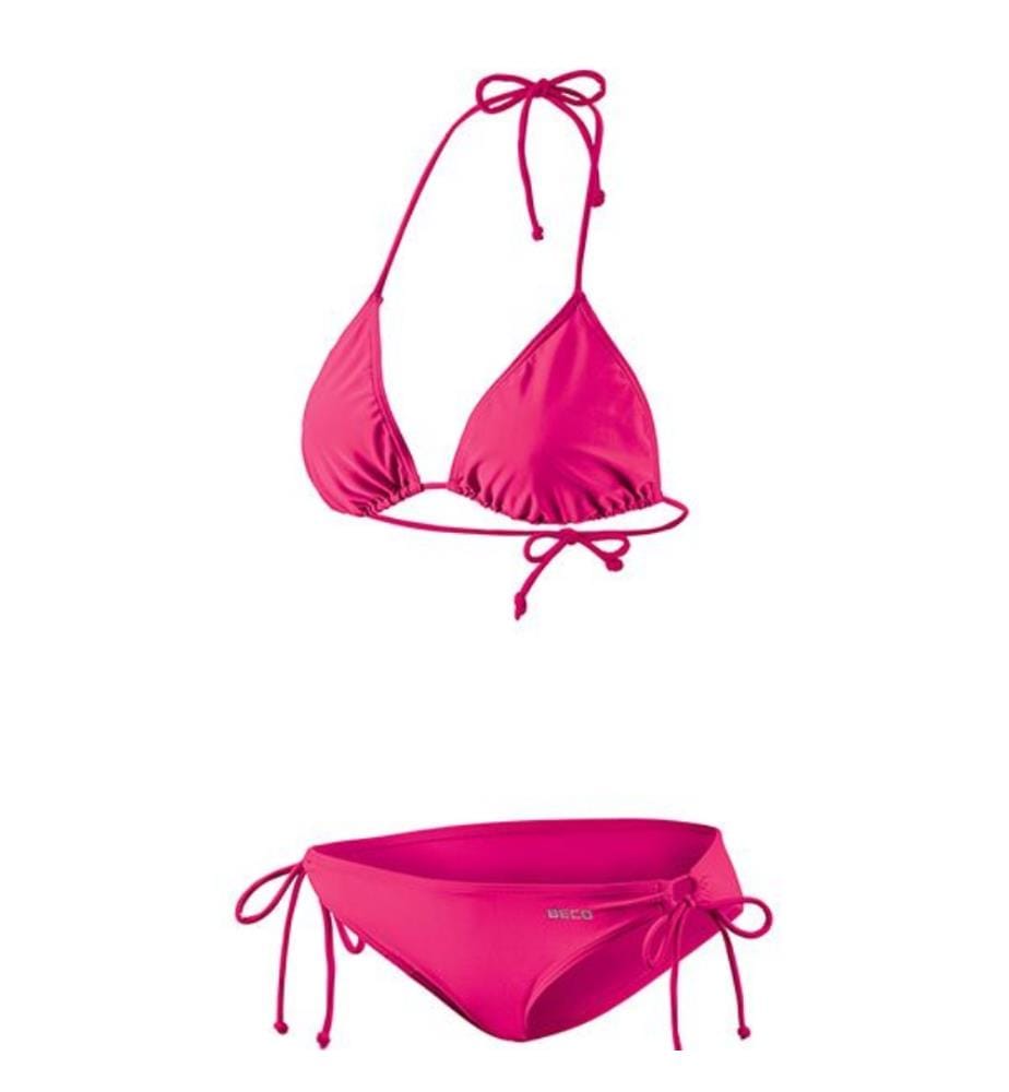 BECO - Bikini triangle pink 34, avec doublure, 80% Polyamide, 20% Elasthan