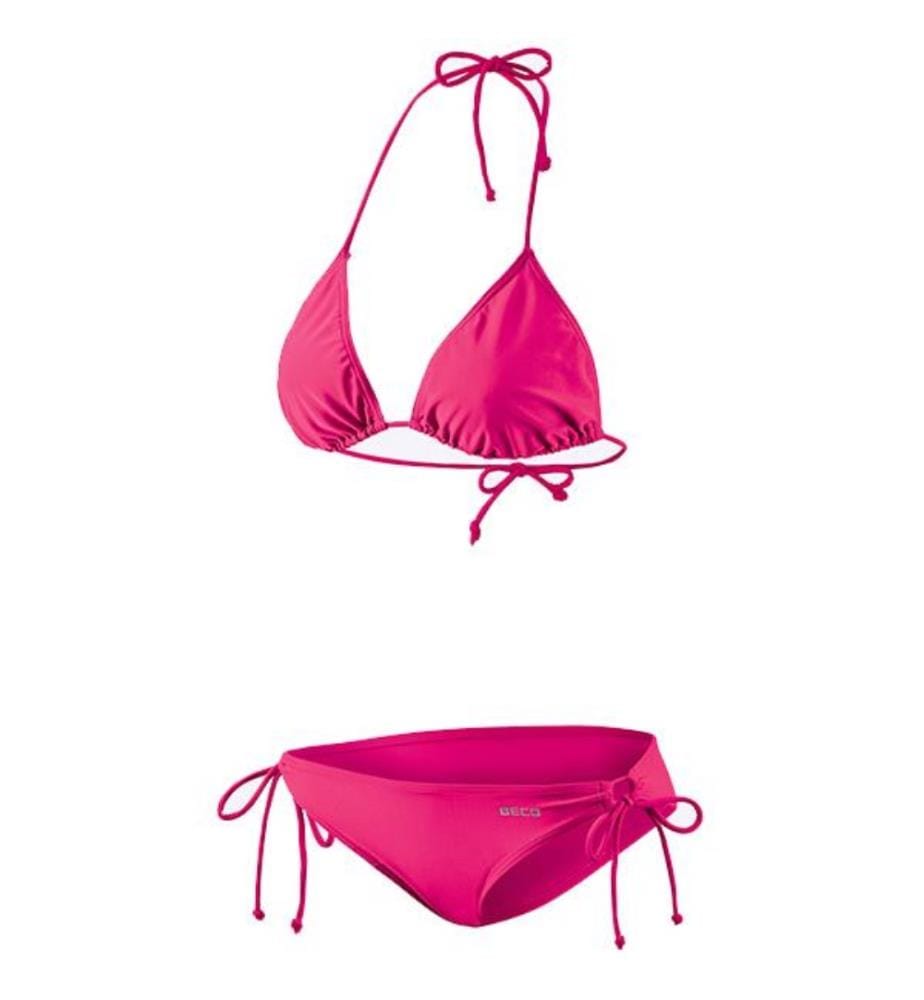 BECO - Bikini triangle pink 38, avec doublure, 80% Polyamide, 20% Elasthan