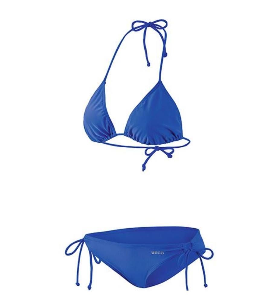 BECO - Bikini triangle bleu royal 42, avec doublure, 80% Polyamide, 20% Elasthan