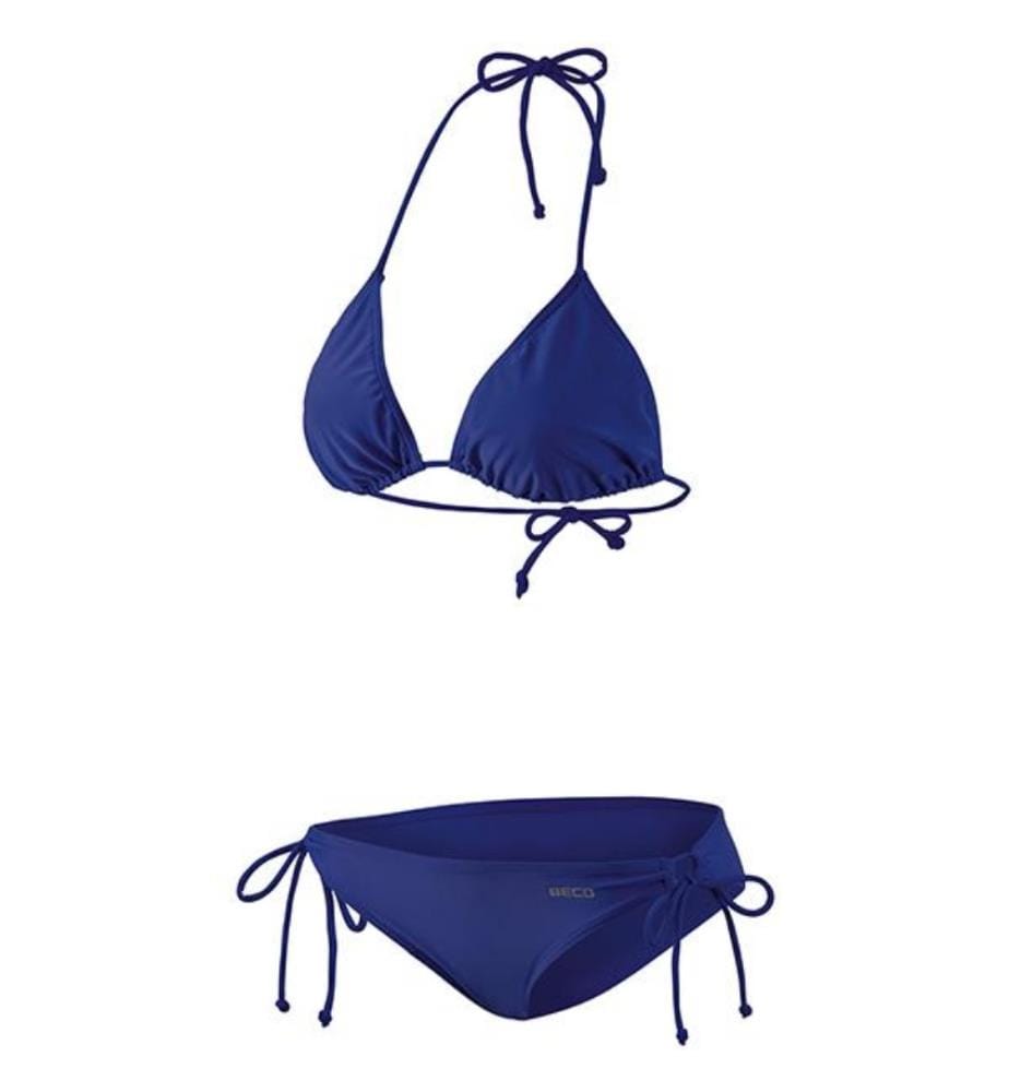 BECO - Bikini triangle marine 34, avec doublure, 80% Polyamide, 20% Elasthan