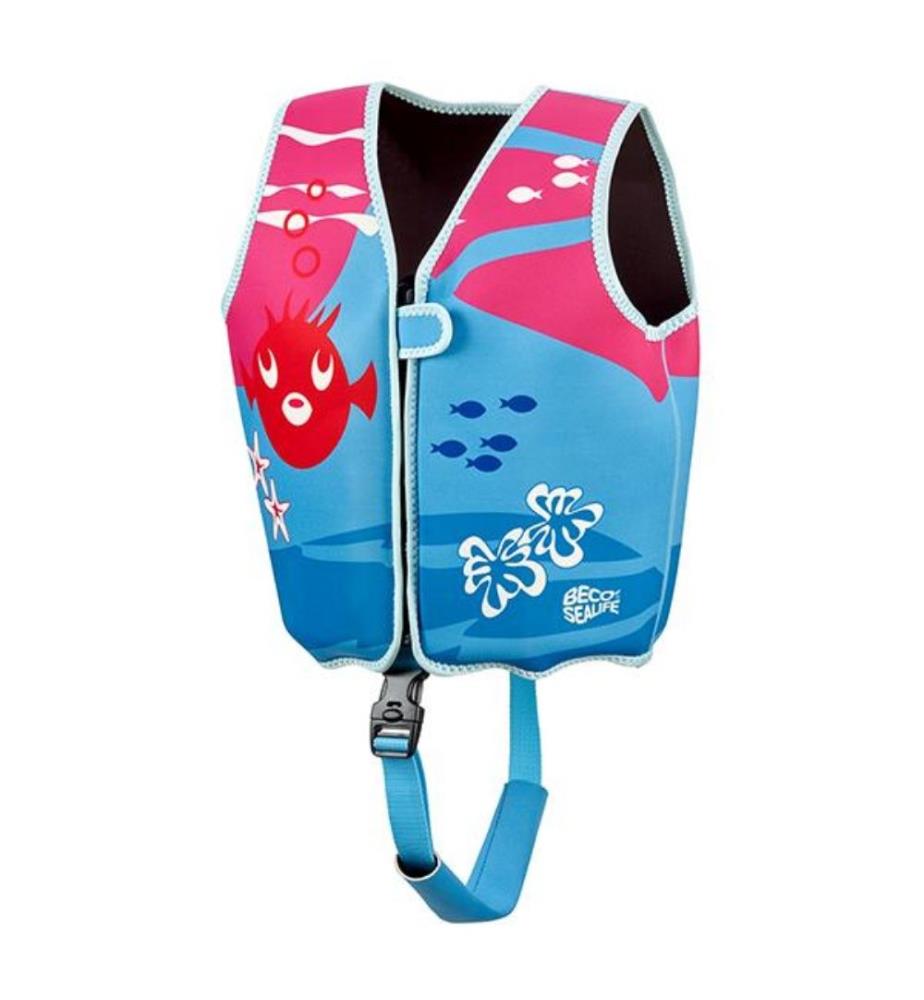 BECO - SEALIFE Gilet de sauvetage pink, Dimension S, pour enfants de 1-3 ans, et 15 jusqu'à 18 kg