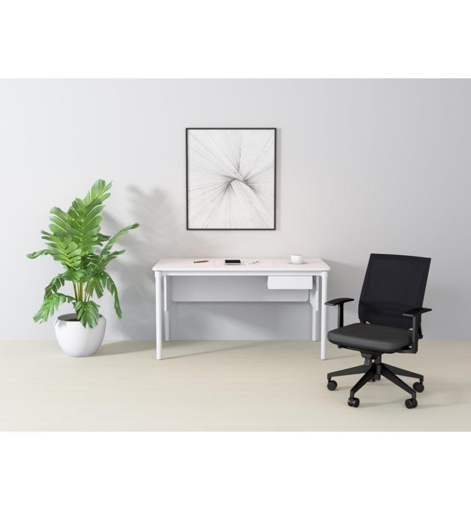 Bureau d'étude, blanc, panneau de particules mélaminé