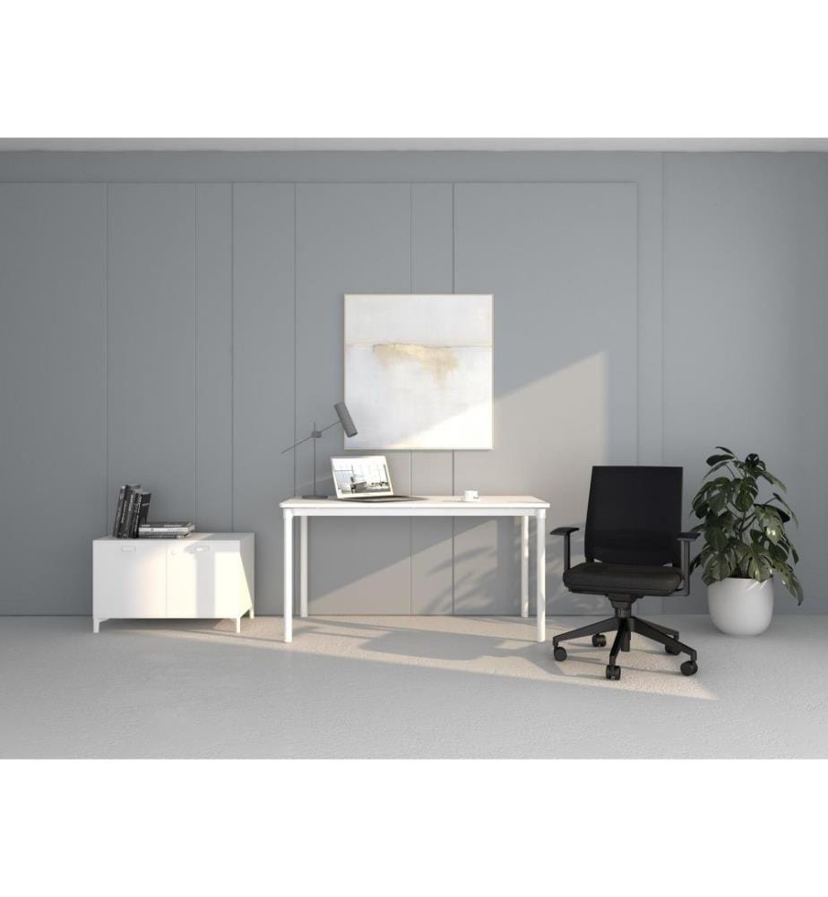 Bureau d'étude, blanc, panneau de particules mélaminé