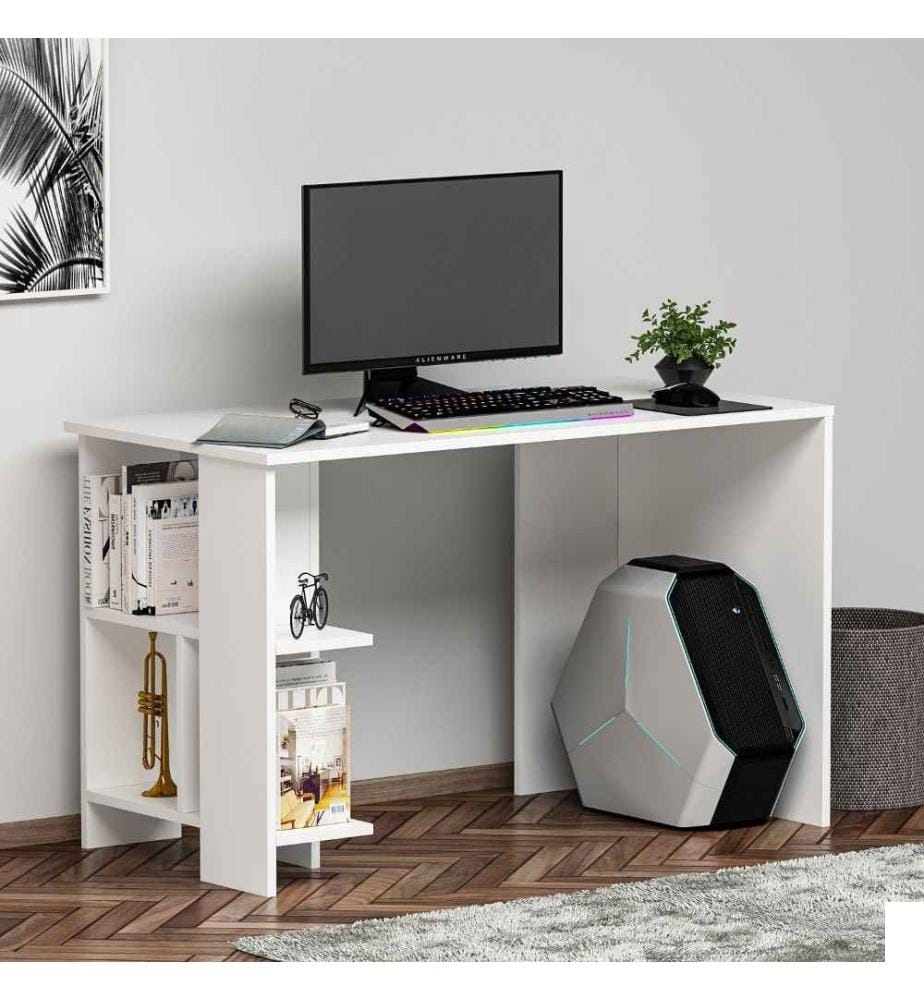 Bureau d'étude, blanc, panneau de particules mélaminé