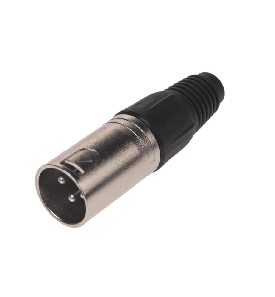 BEMERO - Connecteur BC1001NI-M Connecteur XLRm XLRm 3 broches mâle en nickel