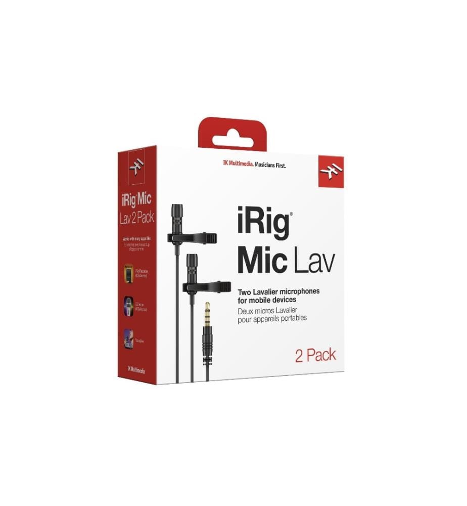 IK MULTIMEDIA - Microphone iRig Mic Lav Ensemble de 2