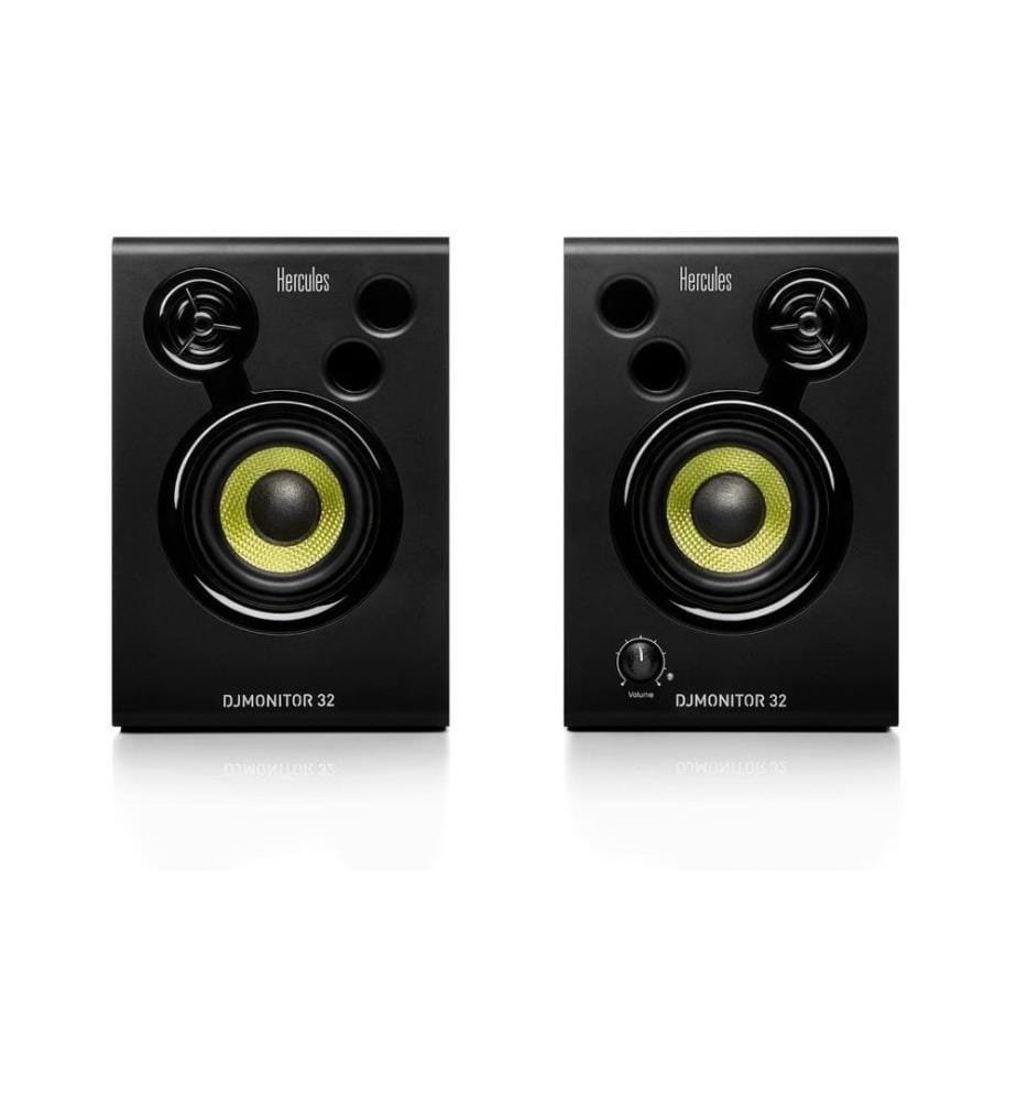 HERCULES - Moniteurs de studio DJMonitor 32 – Paire, 2x 15 W