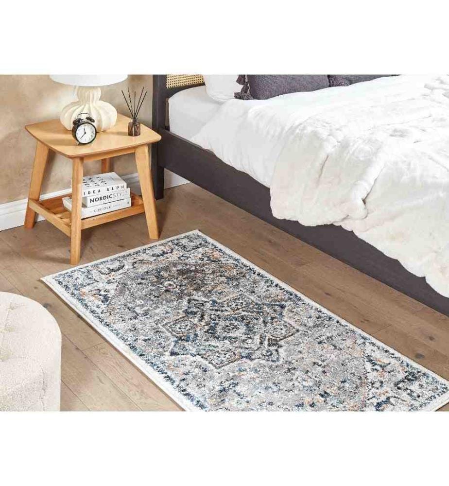 Tapis Multicolore 80 x 150 cm à Motif Oriental Ambiance Agréable pour Salon Chaleureux Style Intemporel Idéal pour Déco Intérieure