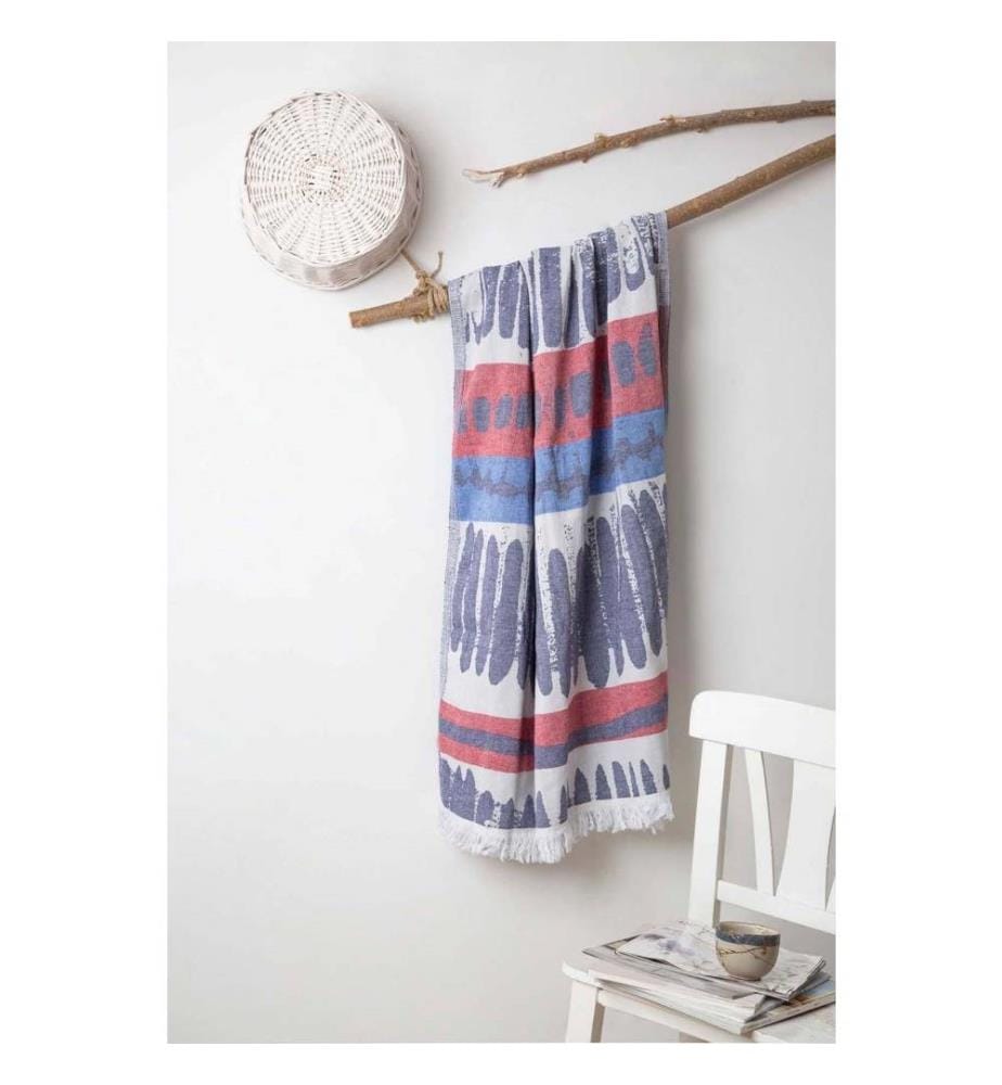 Fouta, Serviette de plage, , Multicolore, Coton, 270 gr-m²,
