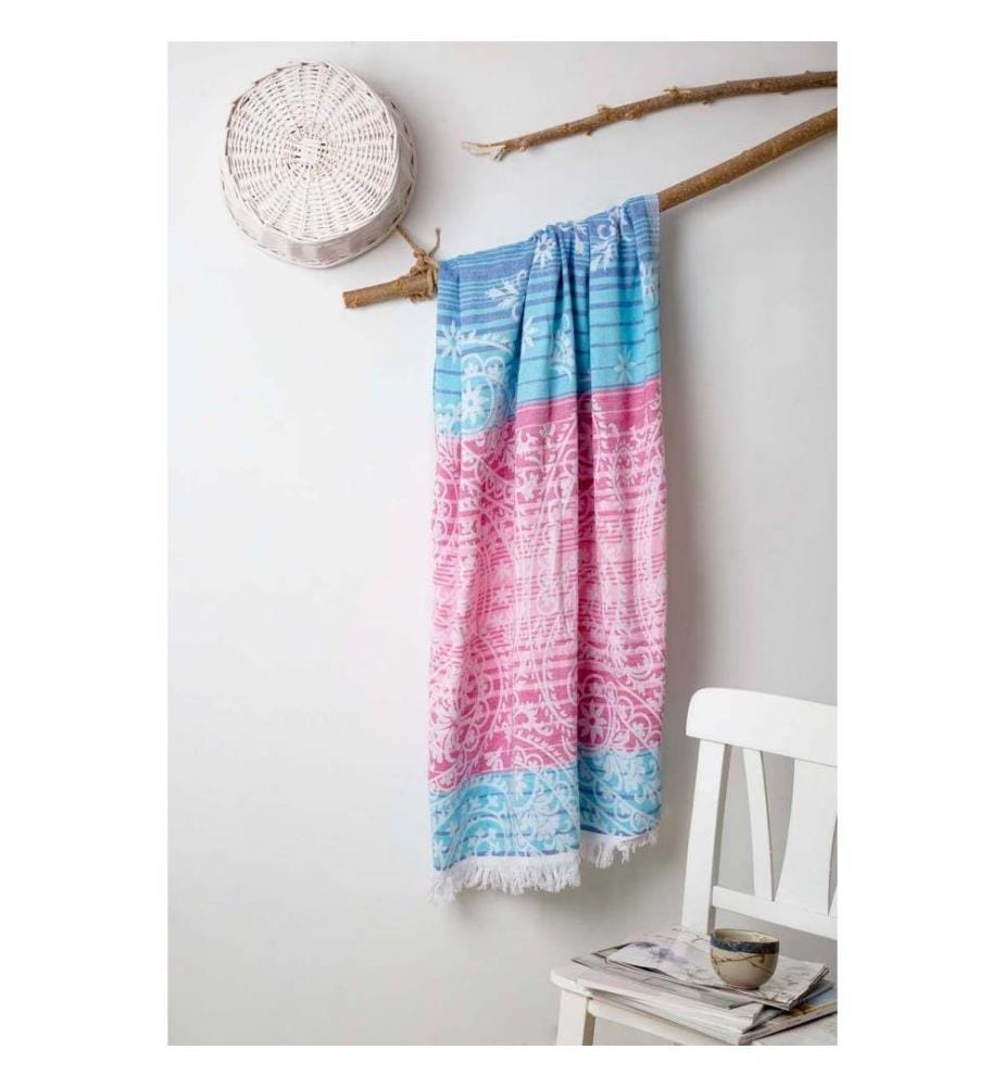 Fouta, Serviette de plage, , Multicolore, Coton, 270 gr-m²,