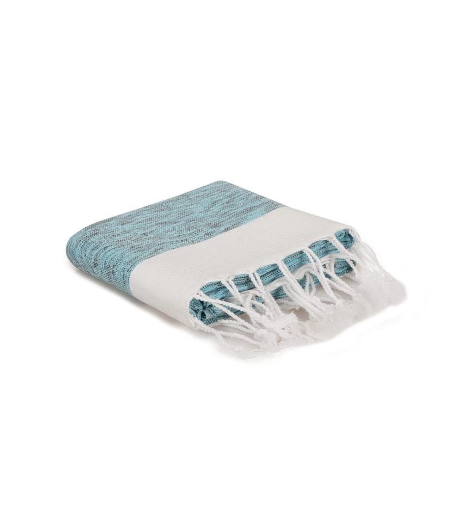 Fouta, Serviette de plage, , Bleu, Coton, 270 gr-m²,