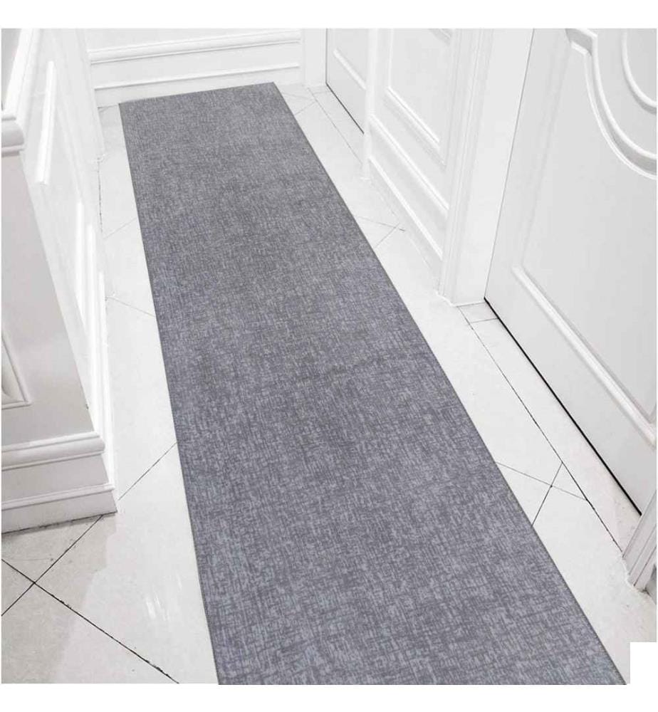 Tapis de salle, 80 x 200, , Gris, Polyester, 1100 gr-m²,