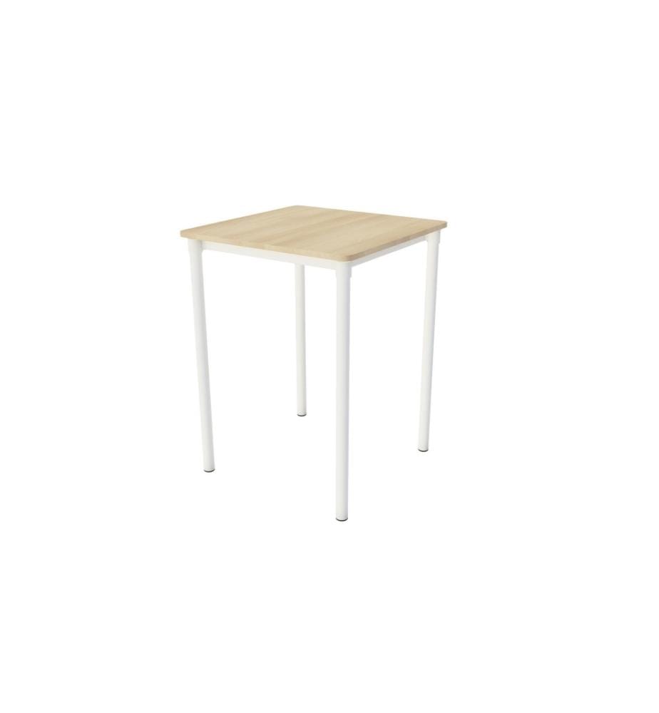 Table basse, chêne, blanc, panneau de particules mélaminé