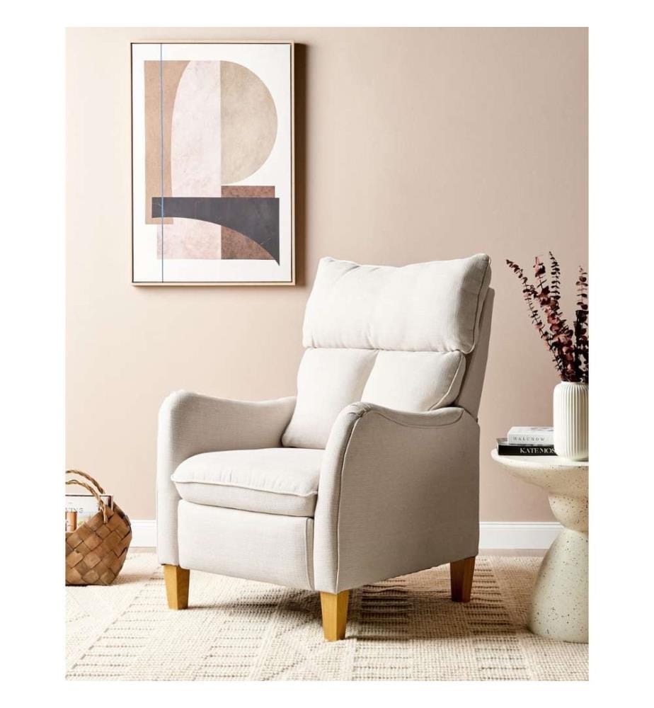 Fauteuil TV Relax en Cuir PU Marron Foncé avec Dossier et Repose-pied Réglables Confort d'Assise Luxueux et Design Traditionnel