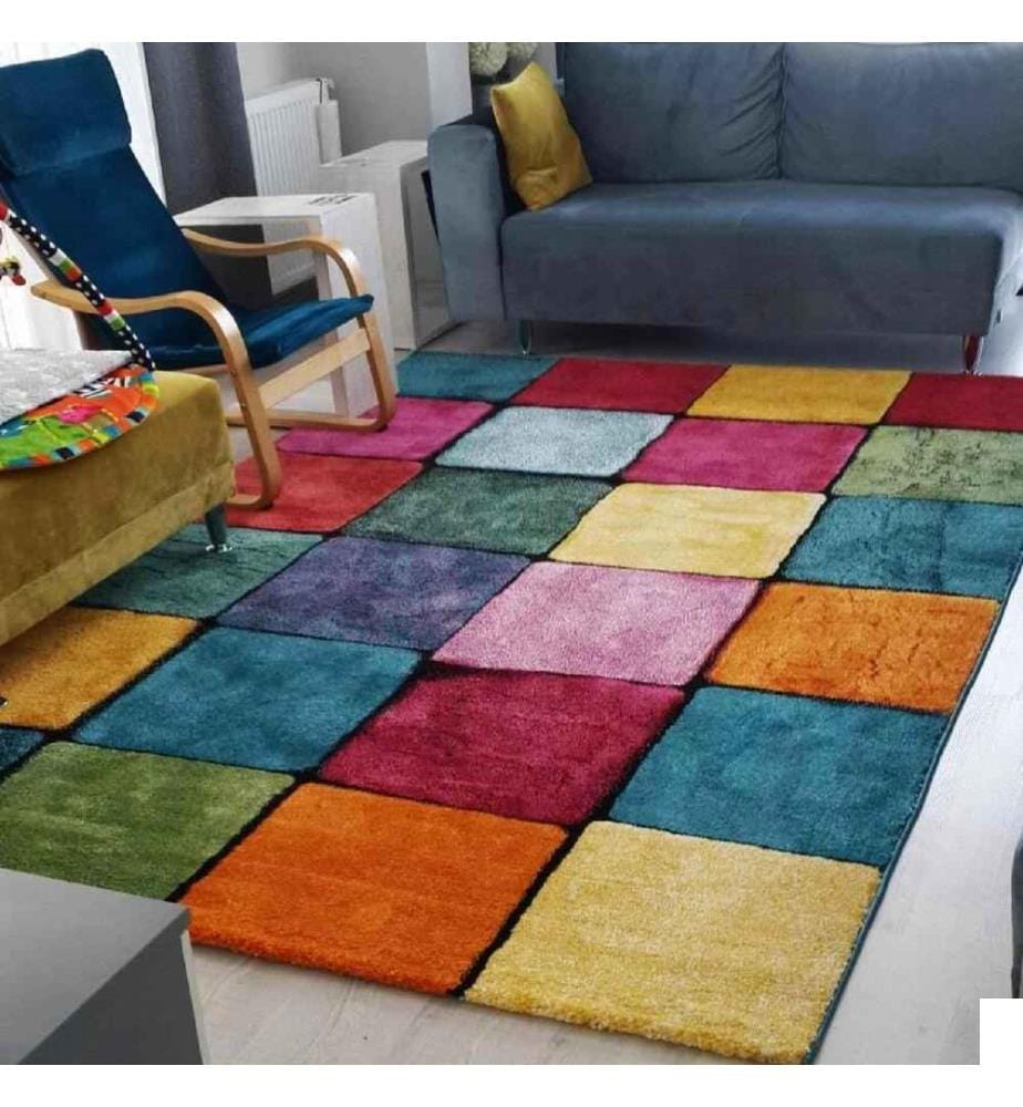 Moquette, 120 x 170, , Multicolore, Polyproplène, 2300 gr-m²,
