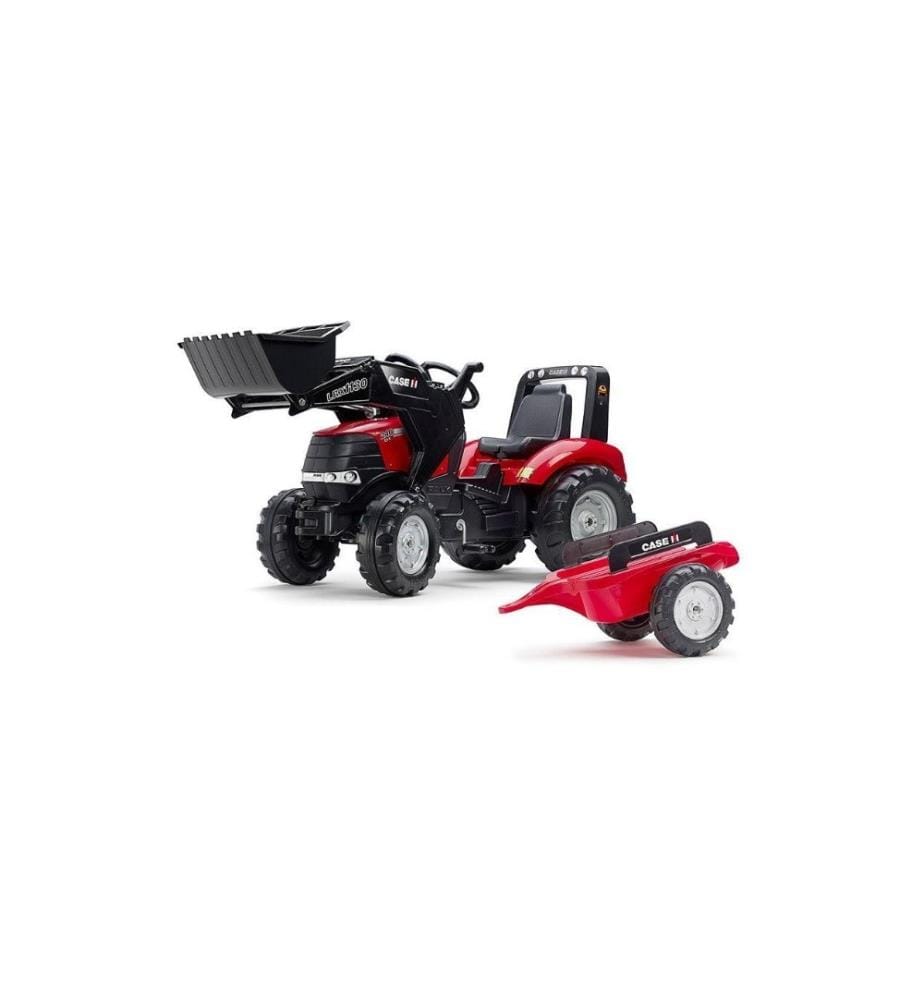 FALK - Tractopelle Case IH avec remorque