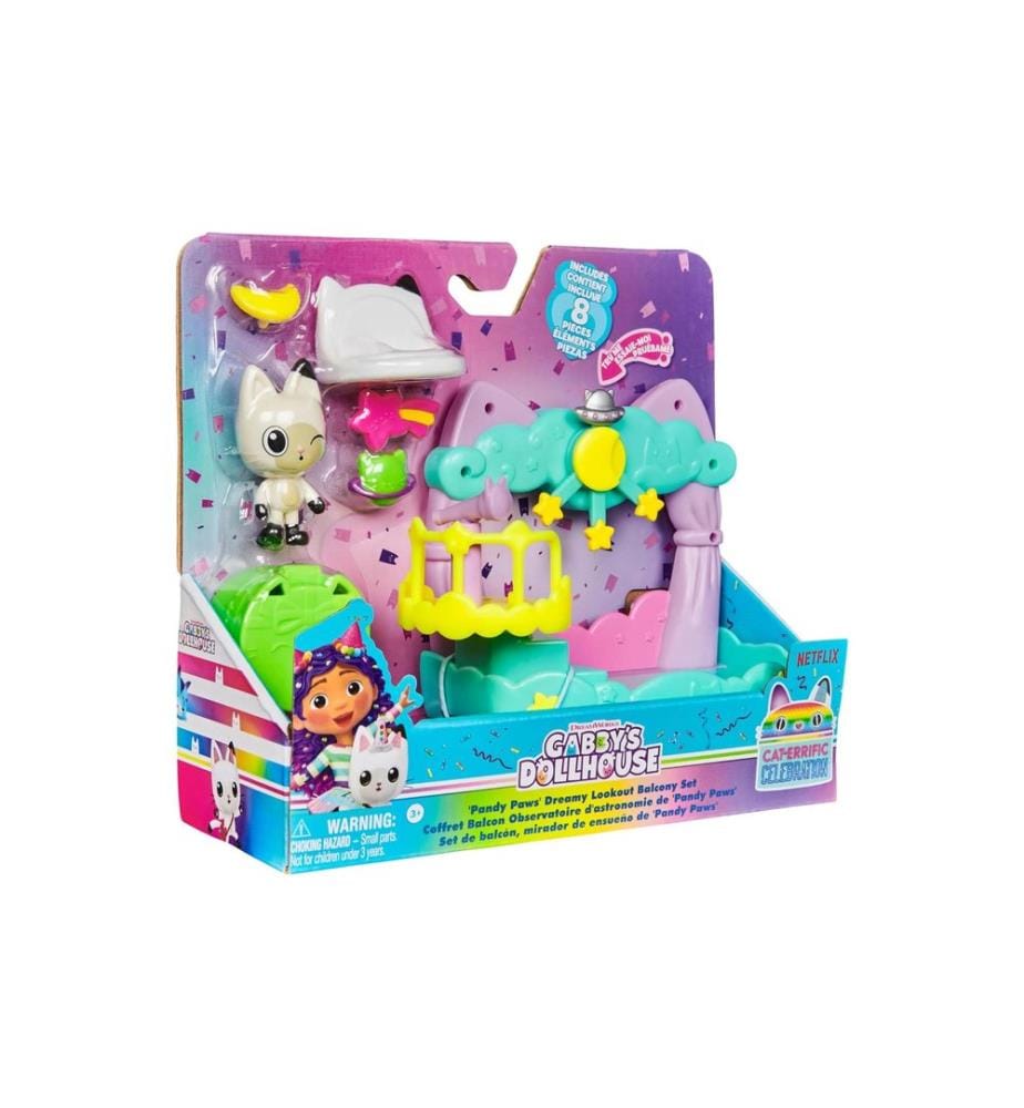 SPINMASTER - Gabby's Dollhouse Pandy Paws Set balcon de rêve
