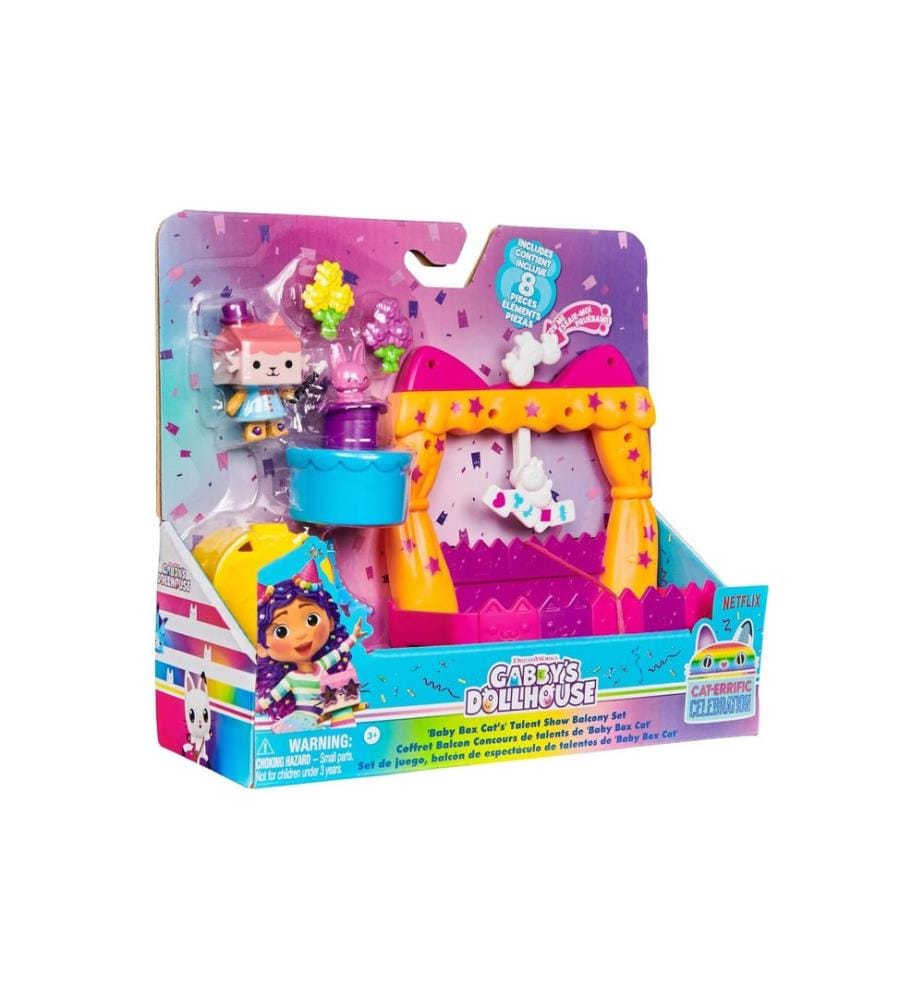 SPINMASTER - Gabby's Dollhouse Cat's Talent Show Balcony Set