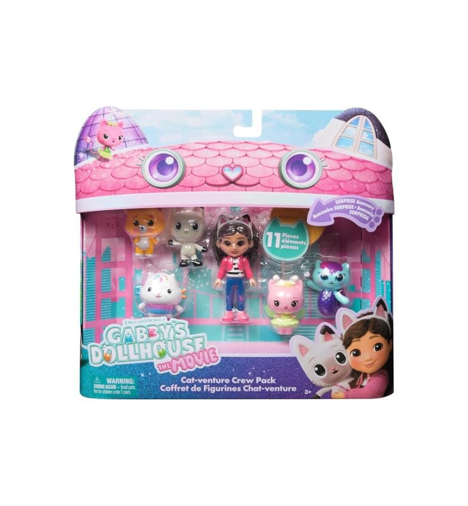 SPINMASTER - Gabby's Dollhouse Set de figurines Movie 11 pièces