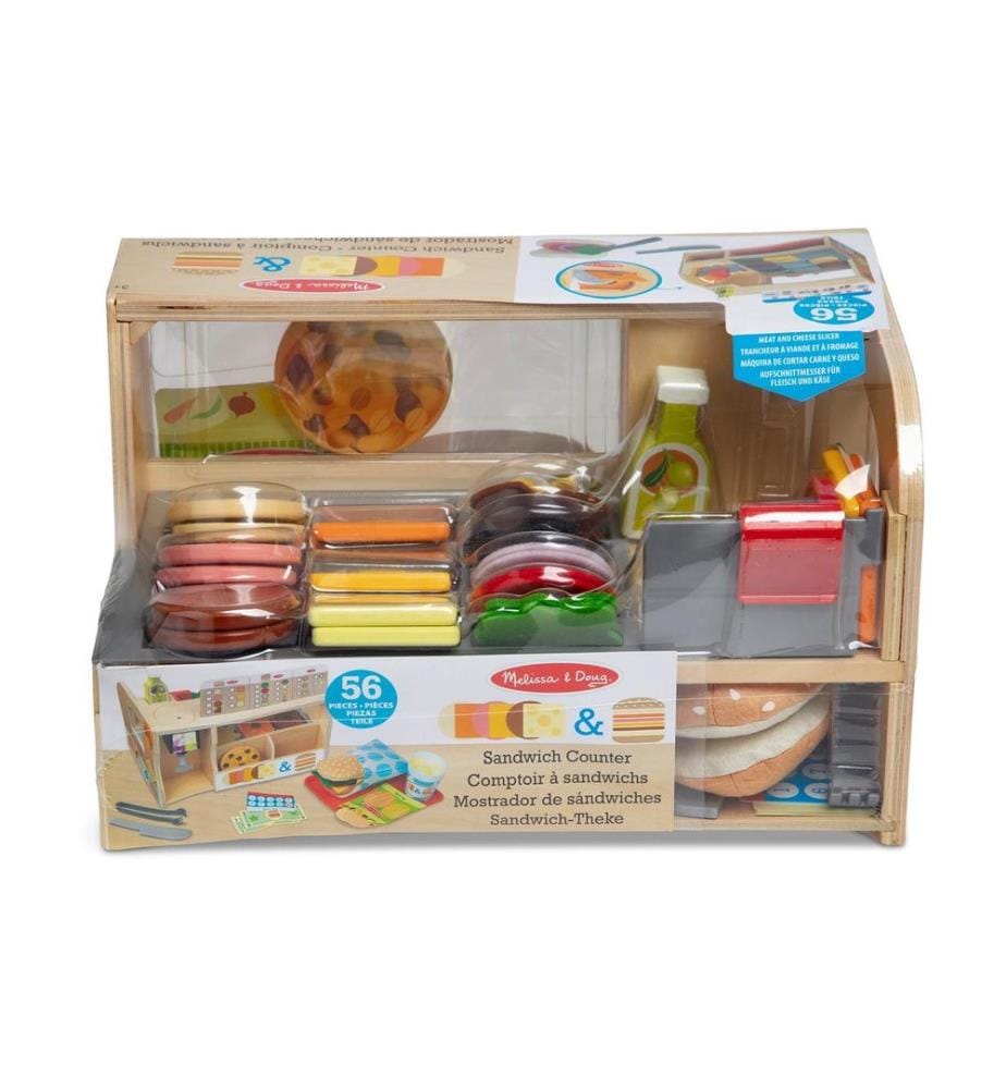 SPINMASTER - Melissa et Doug Comptoir à sandwichs Set de jeu en bois