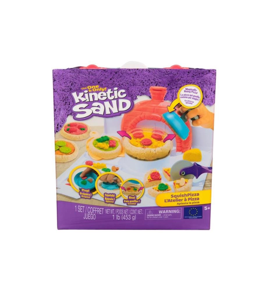 SPINMASTER - Kinetic Sand Squish Pizza Set 454 g