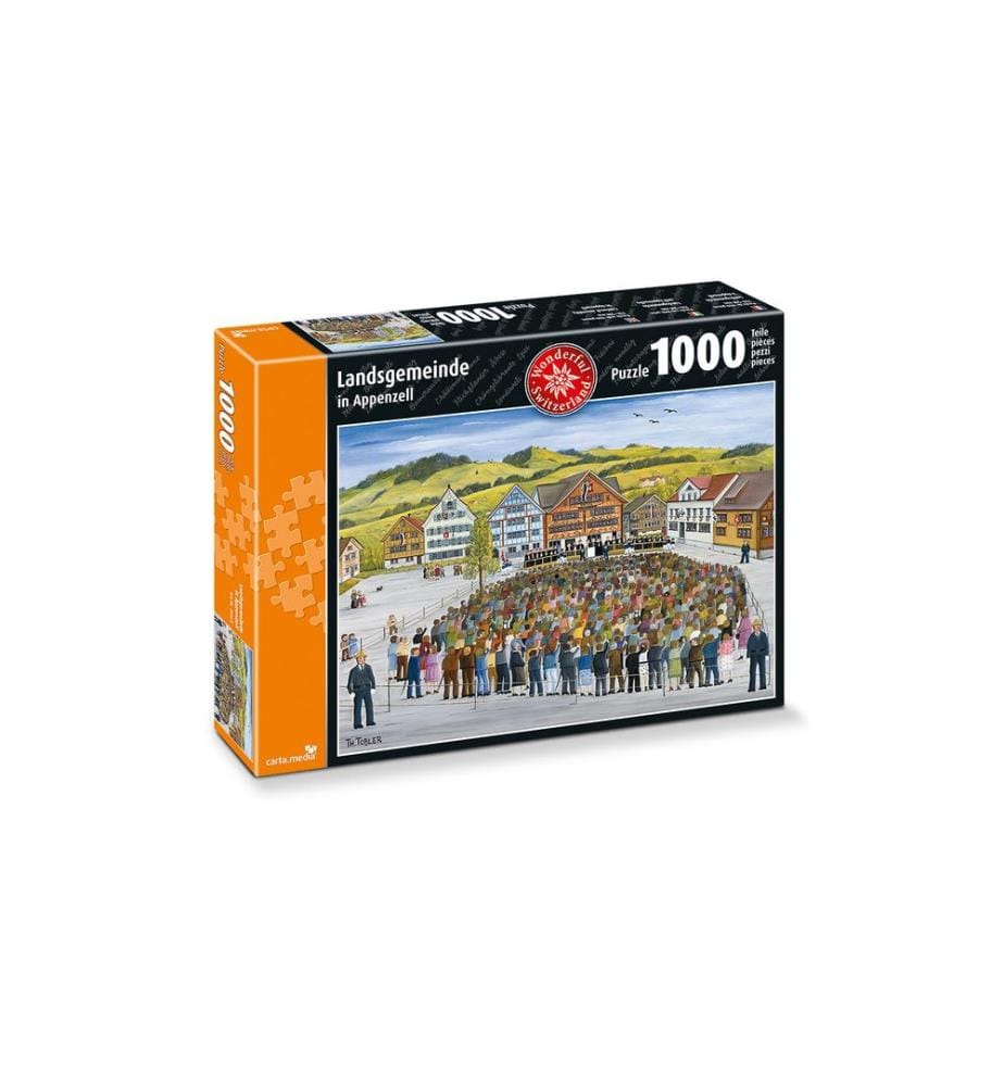 CARTA.MEDIA - Puzzle Landsgemeinde d'Appenzell 1000 pièces