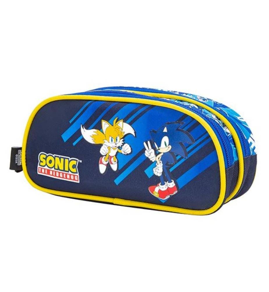 Sonic trousse, fermeture zip, 9.5x22.5x7.3cm, polyester