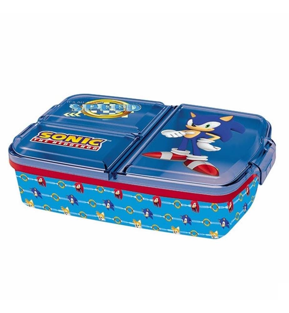 Sonic Lunchbox, plusieurs compartiments, 18x13cm