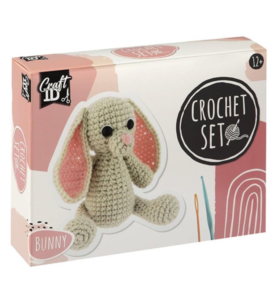 Kit de crochet lapin, 100% fil de polyester, Age 12+