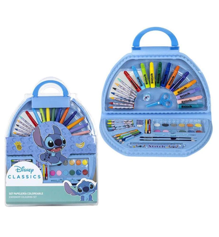Stitch Set de Papeterie, 50 pièces, 41x58x3cm