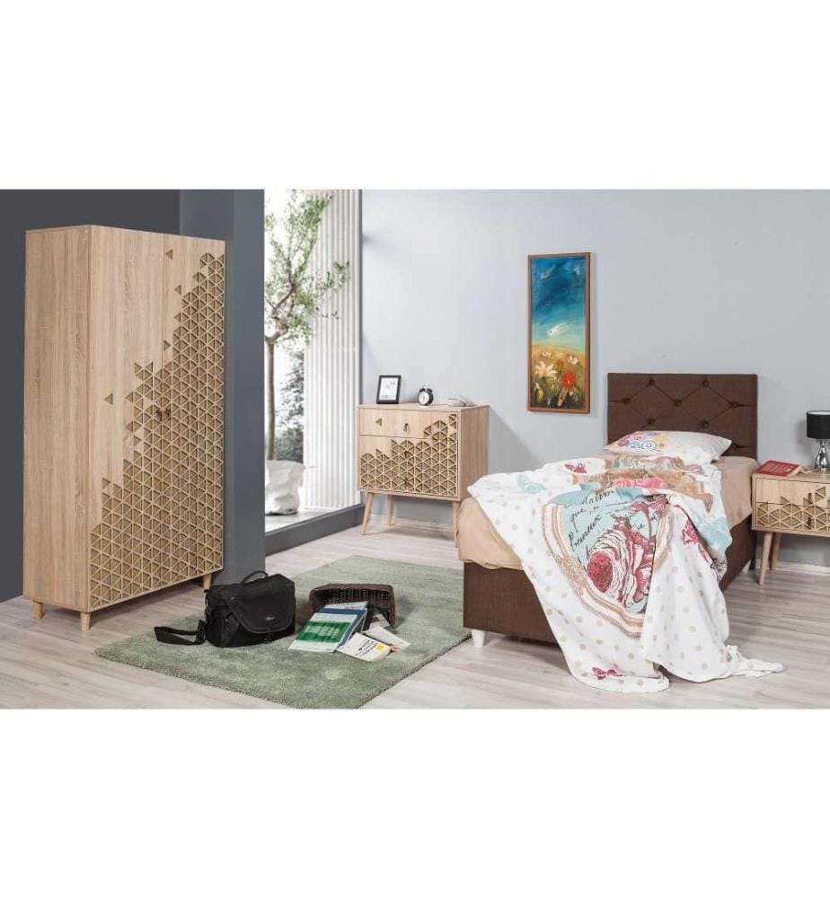 Armoire, chêne Sonoma, panneau de particules mélaminé