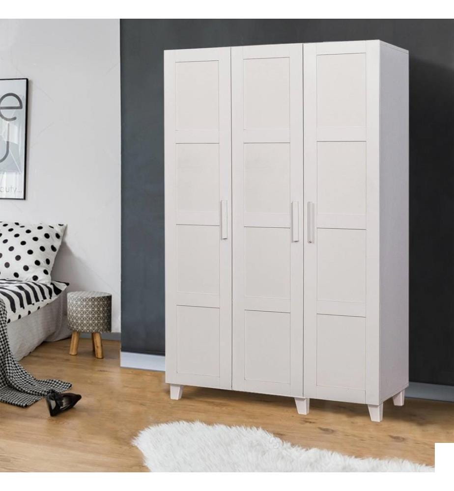 Armoire, blanc, panneau de particules mélaminé