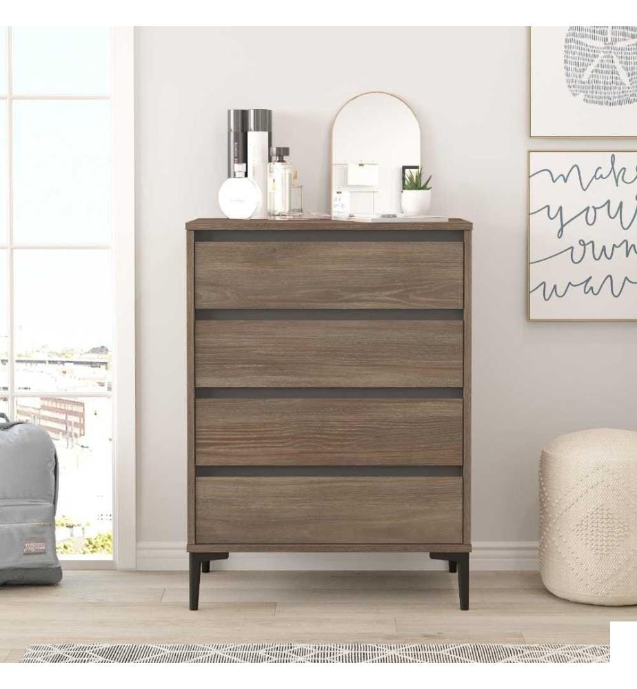 Commode, Brown Anthracite, panneau de particules mélaminé