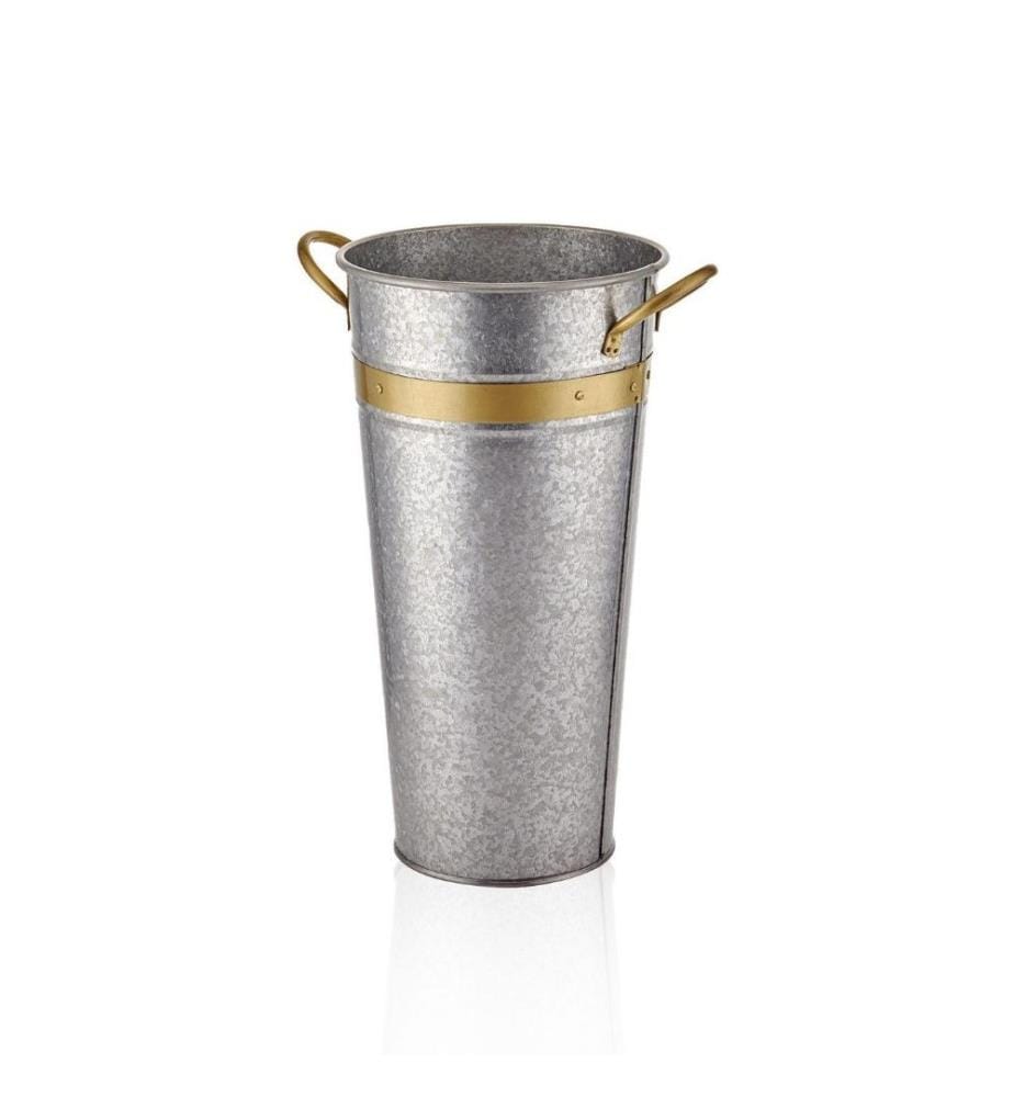 Vase, multicolore, galvanisé