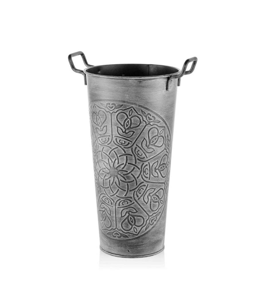 Vase, multicolore, galvanisé