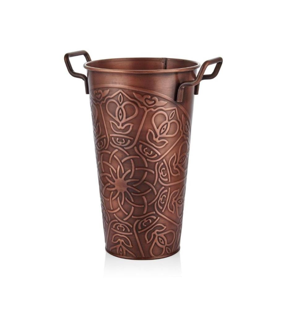 Vase, multicolore, galvanisé