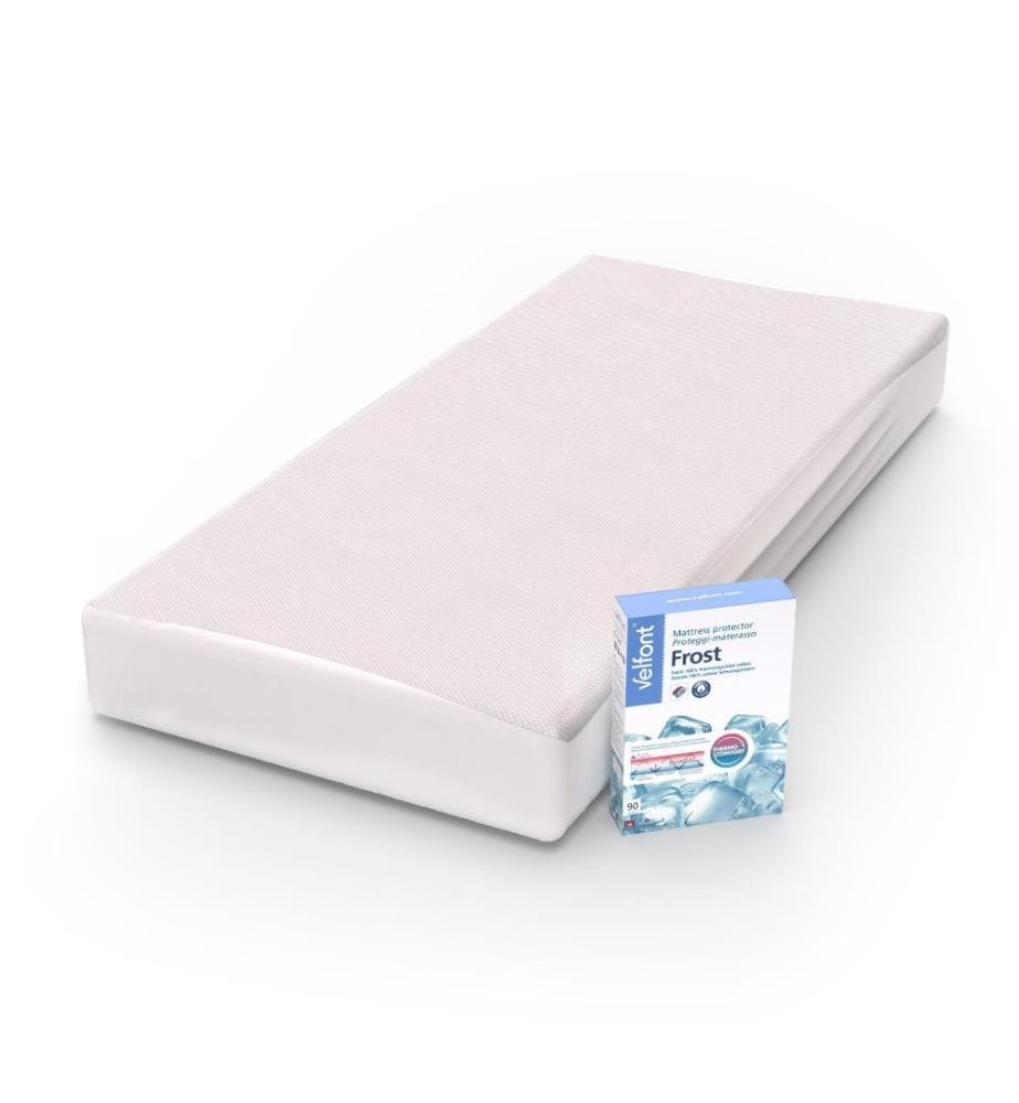 VELFONT - Givre thermo-régulateur, protège-matelas Outlast - 100 x 200 cm